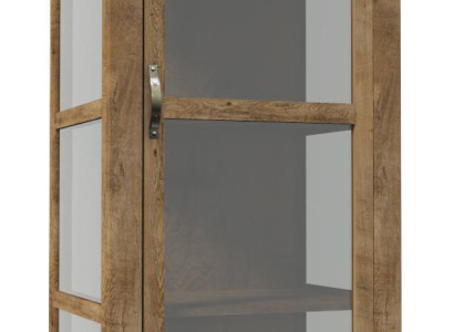 Schrank Esszimmerschrank Glas Schrank Möbel Regal Vitrine Vitrinen Holz Landhaus